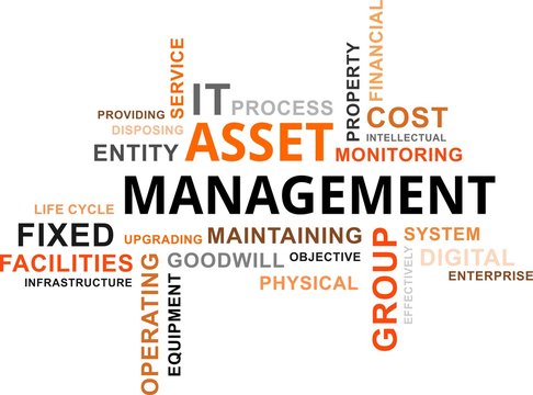 word cloud - asset management