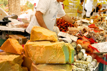 Cheese market.