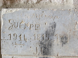 Brouage - Porte-Royale - Inscription guerre 1914
