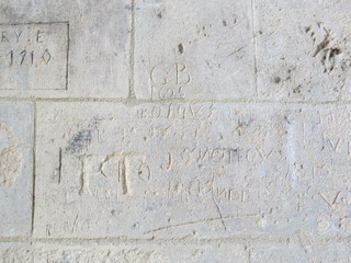 Brouage - Porte-Royale - Inscription de 1695