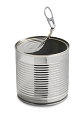 Empty tin can