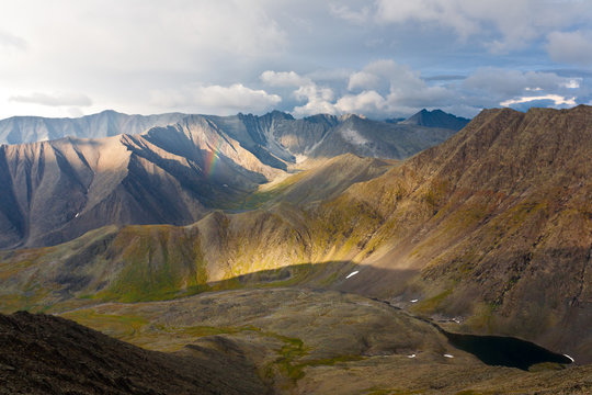 Magic mountain landscape.