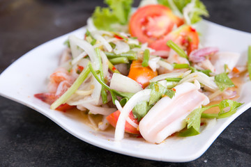 Squid Spicy Salad