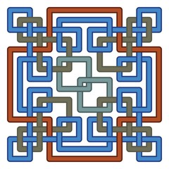 Celtic knots mosaic