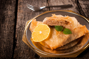 Baklava cake