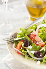 Homemade Organic Greek Salad