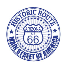 Historic Route 66, Arizona stamp