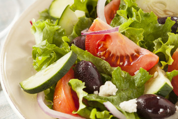 Homemade Organic Greek Salad