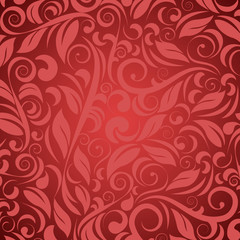 Floral Excellent Seamless Background - Vector