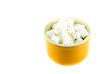 Fototapeta na wymiar cubes of sugar