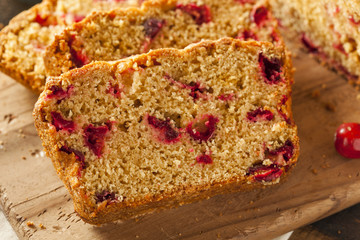 Homemade Delicious Cranberry Bread