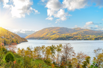 Beautiful autumn view