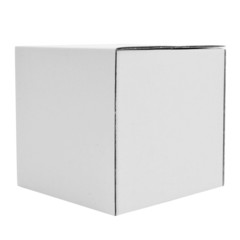 white cardboard box