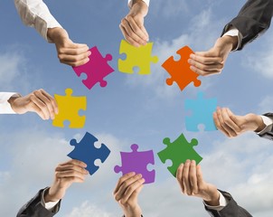 Teamwork and integration concept