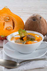 .pumpkin soup