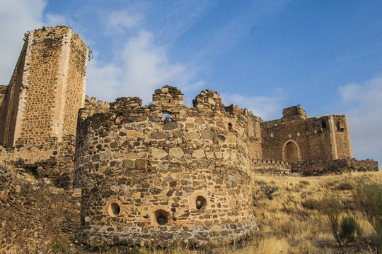 San Martin de Montalban, Toledo, Espasña, Montalban castle, tow