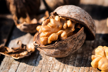 Walnuts in shell