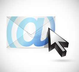 mail an cursor illustration design