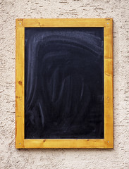 empty black board