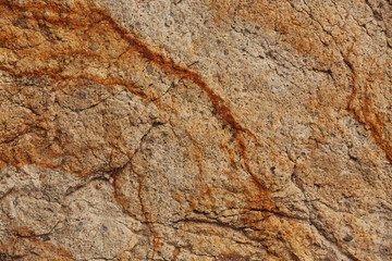 Stone light brown with rusty stains