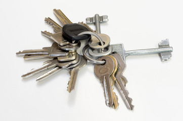 A set of normal random keys on a chain