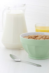 Delicious healthy breakfast