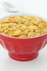 delicious corn flakes breakfast