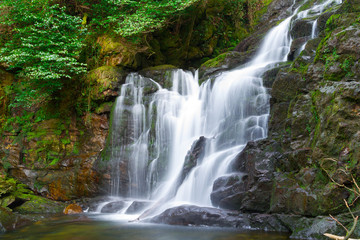 Fototapeta na wymiar Torc waterfall in Killarney National Park, Ireland
