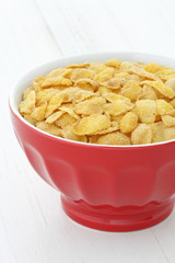 delicious corn flakes breakfast