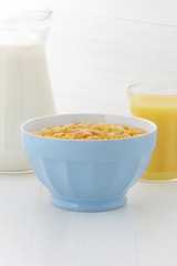 delicious corn flakes breakfast
