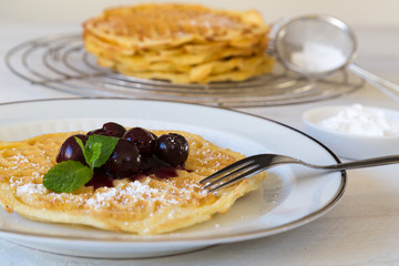 Selbstgemachte Waffeln