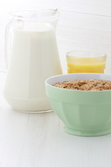 Delicious healthy breakfast