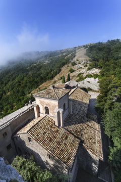santuario della Mentorella a Guadagnolo, nei pressi di Ro