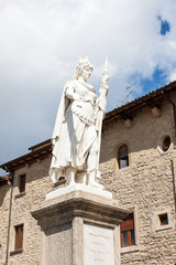 Fototapeta na wymiar The Statue of Liberty, San Marino