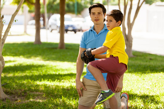 Playing Baseball With My Dad