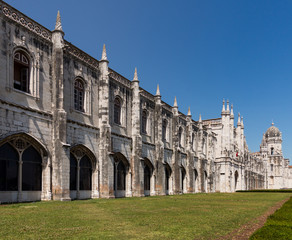 Fototapeta premium Jeronimos Monastery in Belem Lisbon
