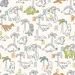 Dinosaur Pattern © Auki