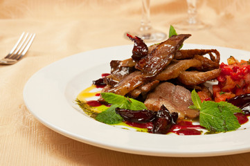 Roasted goose