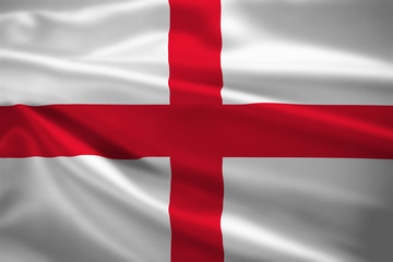 Fototapeta premium Georgia flag blowing in the wind