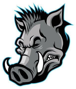 hog head mascot