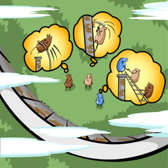 Different ways to accomplish the goad, teamwork is best