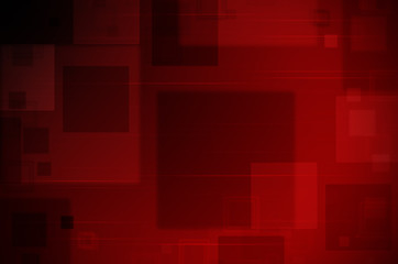 Abstract dark red tech background.