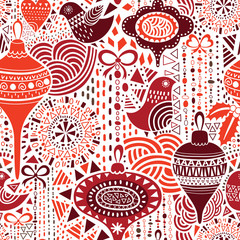 Clouds seamless pattern