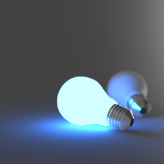 light bulb 3d
