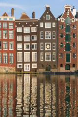 Obraz premium Amsterdam historic houses