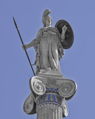 Athena the ancient Greek goddess of wisdom and science