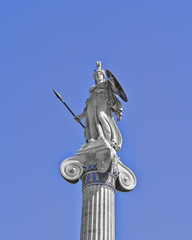 Athena the ancient Greek goddess of wisdom and science
