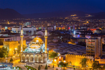 The cityscape of Kayseri , Turkey