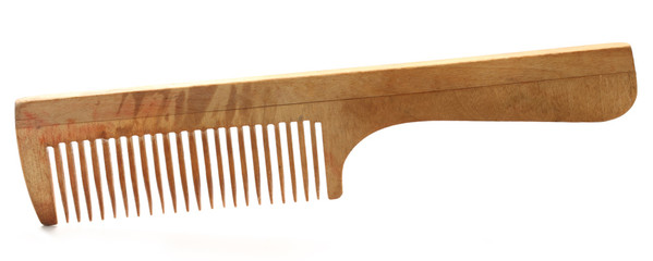 Comb on white