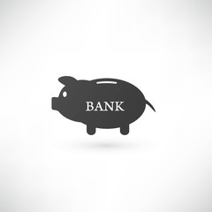 Piggy bank icon